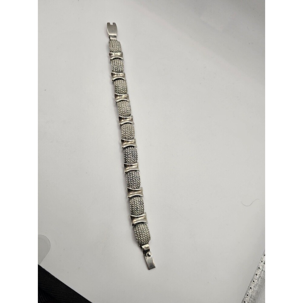 Taxco D'Molina Mexican Sterling Silver Bracelet 8 inchs